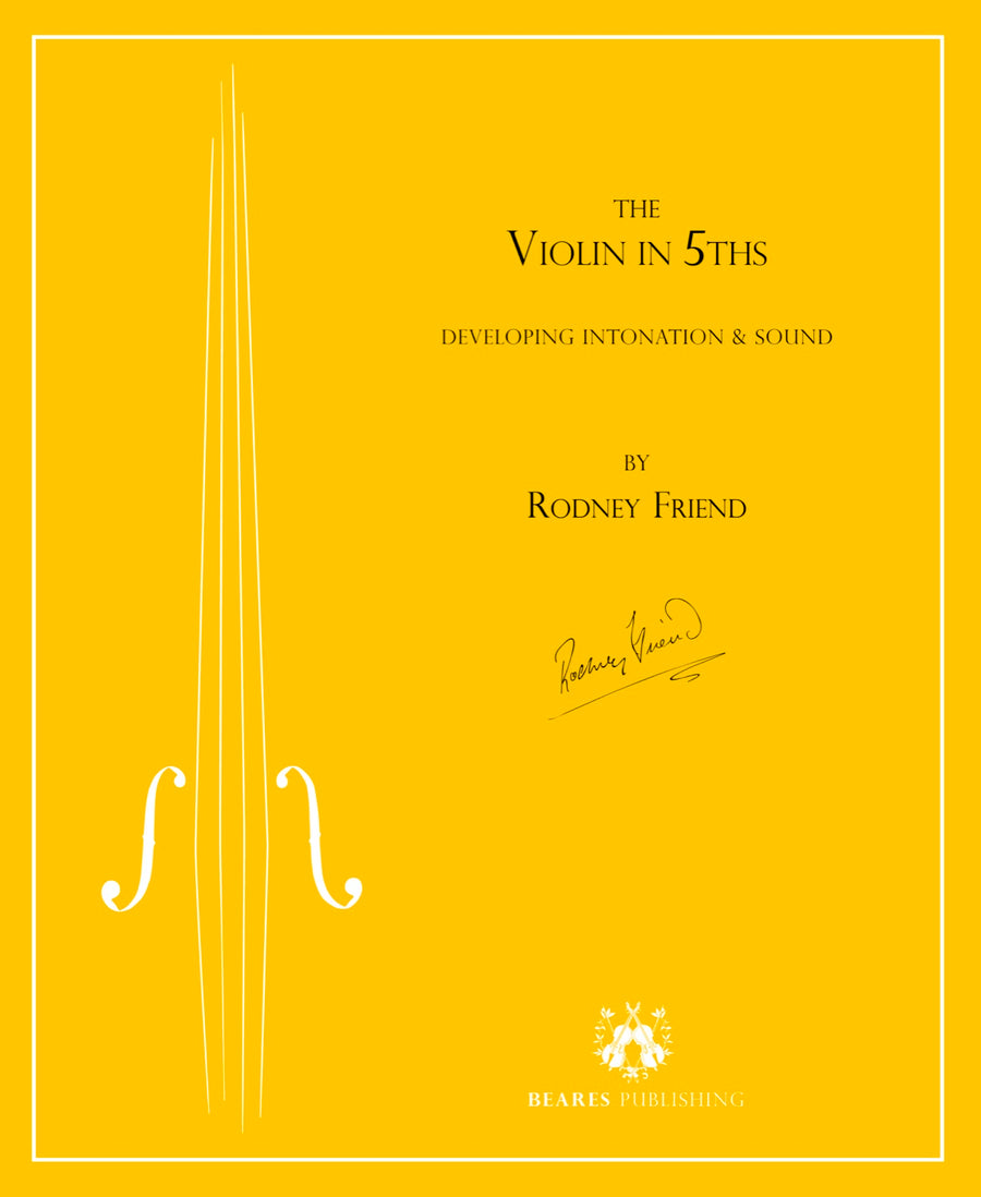 The Violin in 5ths by Rodney Friend — front cover